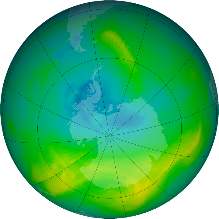 Ozone Map 1980-11-16
